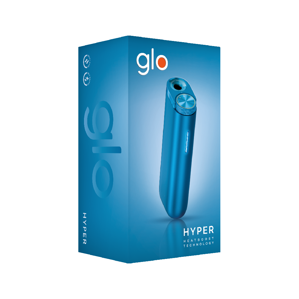 Buy USA online IQOS New 2024 Glo Hyper Device Kit Cobalt Blue Product vendor