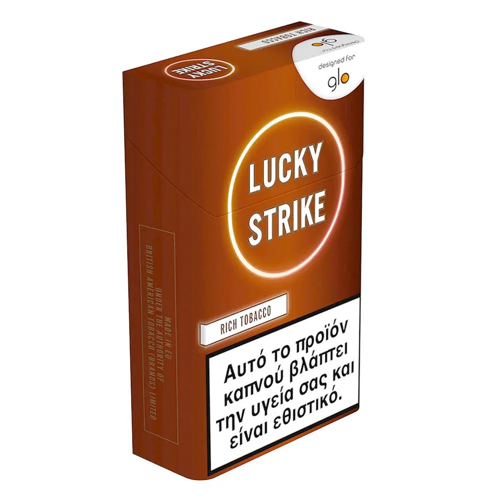 Glo Demi Slims Lucky Strike Gold Tobacco