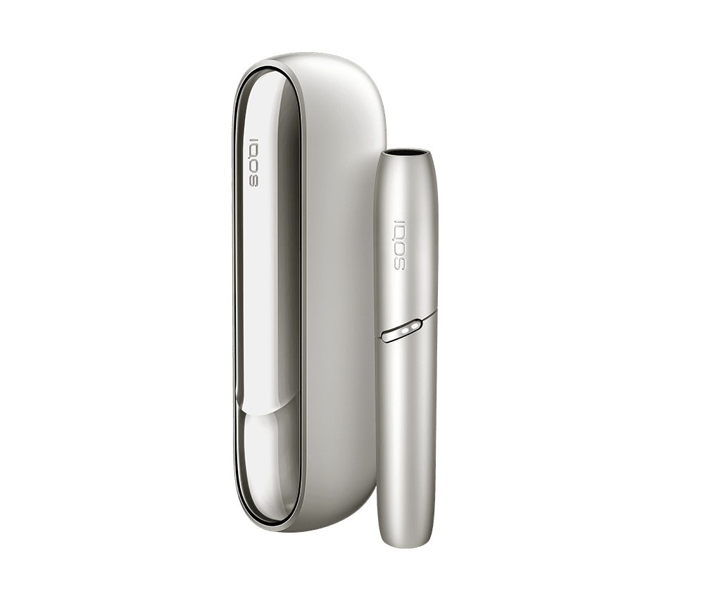 Buy USA online IQOS New Limited Edition IQOS 3 Duo Heated Tobacco Kit in Moonlight Silver Product vendor