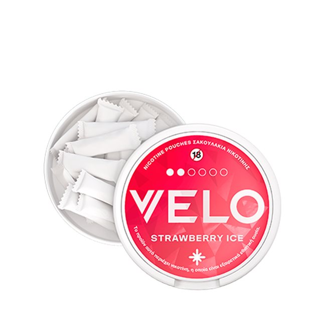 Buy USA online IQOS Strawberry Ice - VELO Mini Nicotine Sachets 6mg (15pcs) Product vendor