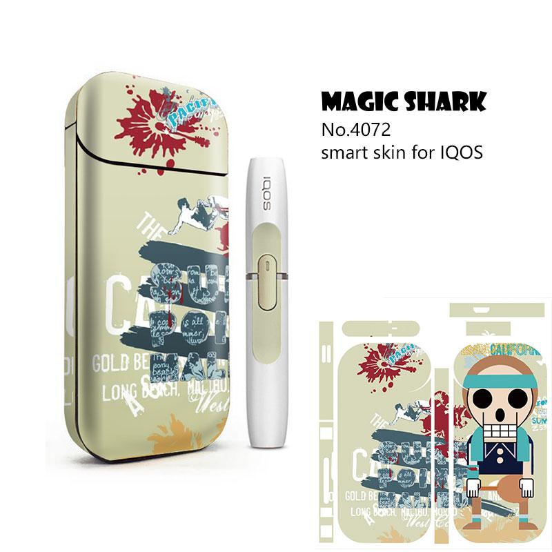 Buy USA online IQOS Magic Shark Fashioon Skull Game Boy Game Lady Bumpy Film Case Cover for IQOS 2.4 Plus Sticker for IQOS 2.4p 2.4+ Product vendor