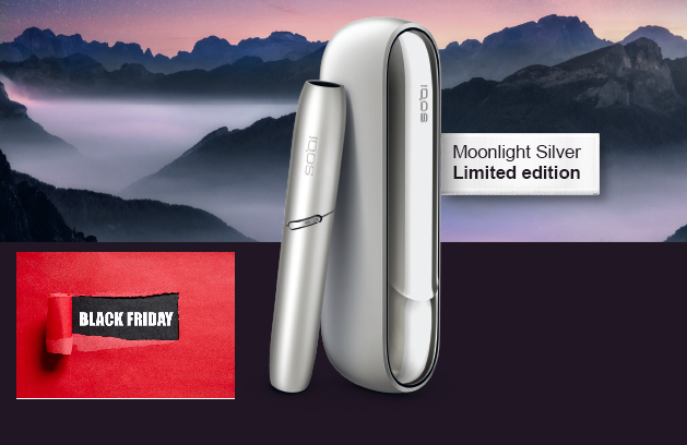 Buy USA online IQOS Offer Limited Edition IQOS 3 Duo Heated Tobacco Kit in Moonlight Silver Product vendor