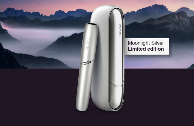 Buy USA online IQOS Offer Limited Edition IQOS 3 Duo Heated Tobacco Kit in Moonlight Silver Product vendor